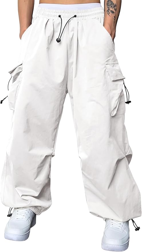 Khaki Corduroy Loose Fit Skate Pants