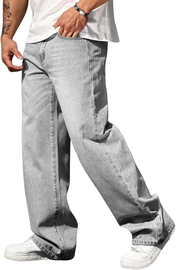 Raw Indigo Loose Fit Skate Jeans